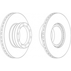 FCR143A FERODO Тормозной диск