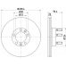 MDC238 MINTEX Тормозной диск