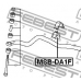MSB-DA1F FEBEST Опора, стабилизатор