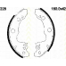 8100 10228 TRISCAN Комплект тормозных колодок