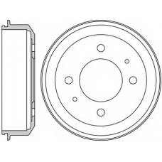 VBD50 MOTAQUIP Тормозной барабан