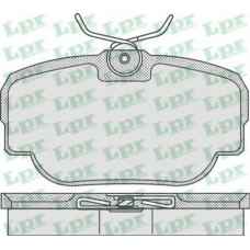 05P739 LPR Комплект тормозных колодок, дисковый тормоз