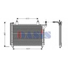 022140N AKS DASIS Конденсатор, кондиционер