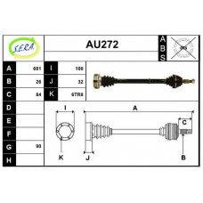 AU272 SERA Приводной вал