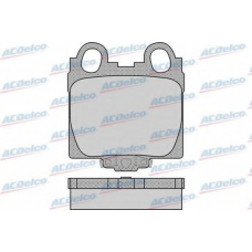 AC892681D AC Delco Комплект тормозных колодок, дисковый тормоз