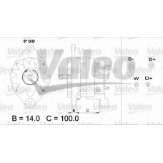 437352 VALEO Генератор