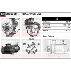 DRS0238 DELCO REMY Стартер