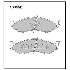 ADB0845 Allied Nippon Тормозные колодки