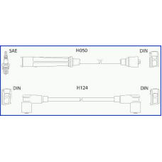 134437 Huco Ккомплект проводов зажигания