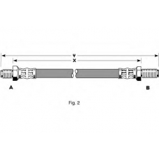 PHC180 TRW Тормозной шланг