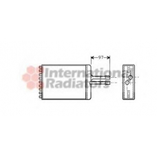37006216 VAN WEZEL Теплообменник, отопление салона