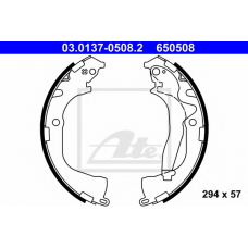 03.0137-0508.2 ATE Комплект тормозных колодок