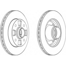 DDF868-1 FERODO Тормозной диск