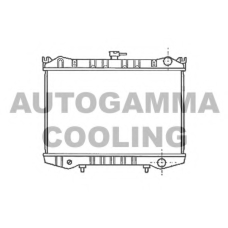 100620 AUTOGAMMA Радиатор, охлаждение двигателя