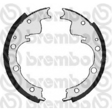 S A6 502 BREMBO Комплект тормозных колодок