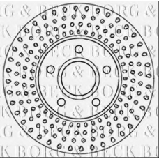 BBD5304 BORG & BECK Тормозной диск