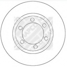 15271 MAPCO Тормозной диск