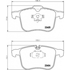 8DB 355 009-431 HELLA Комплект тормозных колодок, дисковый тормоз