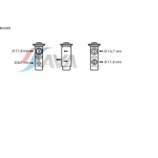 BW1089 AVA Расширительный клапан, кондиционер