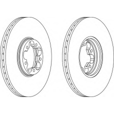 DDF1112-1 FERODO Тормозной диск