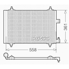 DCN07005 DENSO Конденсатор, кондиционер