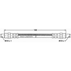 FBH7187 FIRST LINE Тормозной шланг