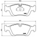 P 06 024 BREMBO Комплект тормозных колодок, дисковый тормоз