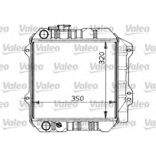 730459 VALEO Радиатор, охлаждение двигателя