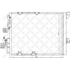 10-45035-SX STELLOX Конденсатор, кондиционер