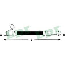 6T48265 LPR Тормозной шланг