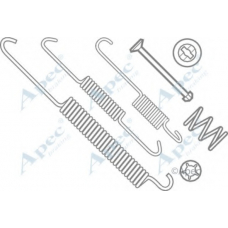 KIT640 APEC Комплектующие, тормозная колодка