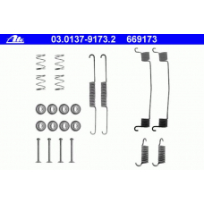 03.0137-9173.2 ATE Комплектующие, тормозная колодка