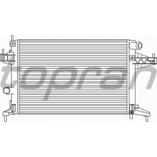 206 971 TOPRAN Радиатор, охлаждение двигателя