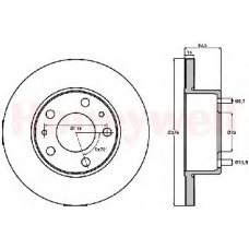 562480B BENDIX Тормозной диск