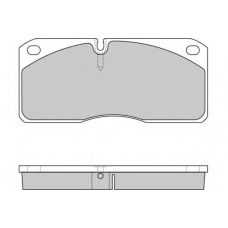 12-5258 E.T.F. Комплект тормозных колодок, дисковый тормоз
