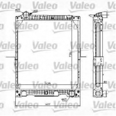 732994 VALEO Радиатор, охлаждение двигателя