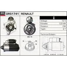 DRS1741 DELCO REMY Стартер