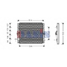 213790N AKS DASIS Конденсатор, кондиционер