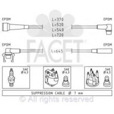 4.8537 FACET Комплект проводов зажигания