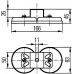 8HG 004 806-001 HELLA Кронштейн, фара рабочего освещения