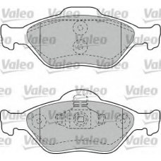 598564 VALEO Комплект тормозных колодок, дисковый тормоз