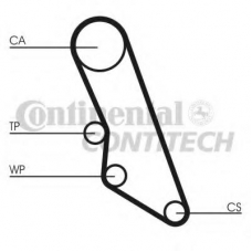 CT865 CONTITECH Ремень ГРМ