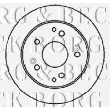BBD4400 BORG & BECK Тормозной диск
