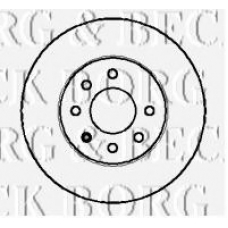 BBD4139 BORG & BECK Тормозной диск