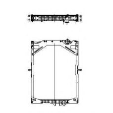 509701 NRF Радиатор, охлаждение двигателя