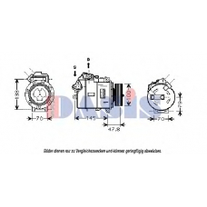 851807N AKS DASIS Компрессор, кондиционер