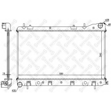 10-26641-SX STELLOX Радиатор, охлаждение двигателя