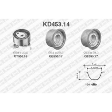 KD453.14 SNR Комплект ремня грм