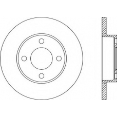 BDR1019.10 OPEN PARTS Тормозной диск