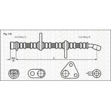 8150 40112 TRISCAN Тормозной шланг